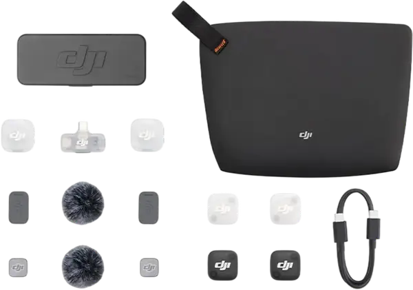 Мікрофонна система DJI Mic Mini 2 (2 TX + 1 Mobile RX + зарядний кейс) (CP.RN.00000532.01 / 6937224141452)