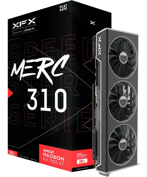 Відеокарта XFX Radeon RX 7900 XT Gaming SPEEDSTER MERC310 20 GB GDDR6 (RX-79TMERCU9)