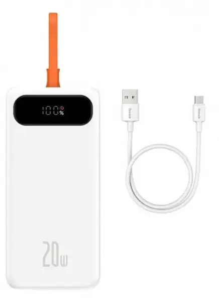 Зовнішній акумулятор (Power Bank) Baseus Block 20000mAh 22.5W (PPLK000002)