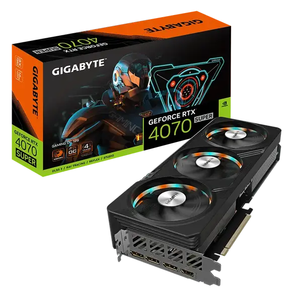 Відеокарта Gigabyte GeForce RTX 4070 SUPER GAMING OC 12 ГБ GDDR6X (GV-N407SGAMING OC-12GD)