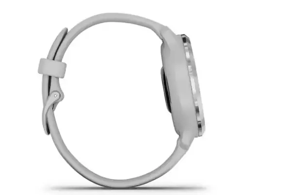 Смарт-годинник Garmin Venu 2S Silver Stainless Steel Bezel with Mist Gray Case and Silicone Band (010-02429-12/02)