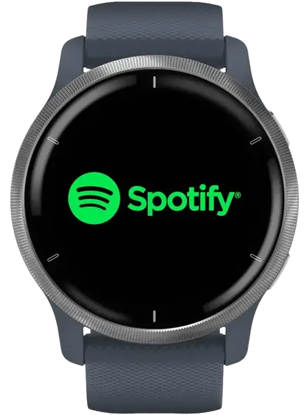 Смарт-годинник Garmin Venu 2 Silver Bezel with Granite Blue Case and Silicone Band (010-02430-10/00)