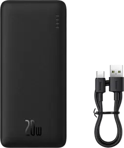 Зовнішній акумулятор (павербанк) Baseus Airpow Fast Charge 30000mAh 20W Black (PPQD090101)