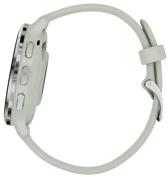 Смарт-годинник Garmin Venu 3S Silver S. Steel Bezel w. Sage Gray Case and S. Band (010-02785-01)