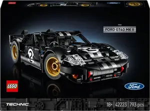 Блок-конструктор, Авто-конструктор LEGO Technic Автомобіль для перегонів Ford GT40 MKII 1966 року (42223) Блок-конструктор, Авто-конструктор LEGO Technic Автомобіль для перегонів Ford GT40 MKII 1966 року (42223)
