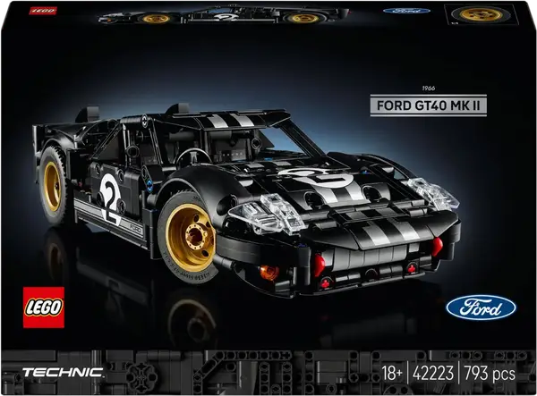 Блок-конструктор, Авто-конструктор LEGO Technic Автомобіль для перегонів Ford GT40 MKII 1966 року (42223)