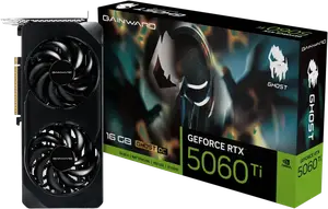 Відеокарта Gainward GeForce RTX 5060 Ti Ghost OC 16GB GDDR7 DLSS4 (NE7506TU19T1-GB2061B)