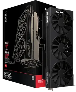 Відеокарта XFX Swift AMD Radeon RX 9070 OC Triple Fan Gaming Edition (RX-97SWFB3B9) Відеокарта XFX Swift AMD Radeon RX 9070 OC Triple Fan Gaming Edition (RX-97SWFB3B9)