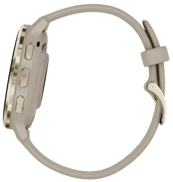 Смарт-годинник Garmin Venu 3S Soft Gold S. Steel Bezel w. French Gray Case and S. Band (010-02785-02)