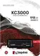 SSD накопичувач Kingston 512GB M.2 PCIe Gen4 NVMe KC3000 (SKC3000S/512G)