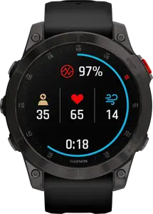 Смарт-годинник Garmin Epix (Gen 2) Sapphire - Black Titanium (010-02582-10/11)