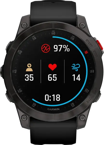 Смарт-годинник Garmin Epix (Gen 2) Sapphire - Black Titanium (010-02582-10/11)