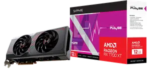 Відеокарта Sapphire AMD Radeon RX 7700 XT 12GB PULSE (11335-04) Відеокарта Sapphire AMD Radeon RX 7700 XT 12GB PULSE (11335-04)