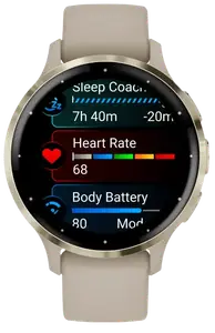 Смарт-годинник Garmin Venu 3S Soft Gold S. Steel Bezel w. French Gray Case and S. Band (010-02785-02) Смарт-годинник Garmin Venu 3S Soft Gold S. Steel Bezel w. French Gray Case and S. Band (010-02785-02)