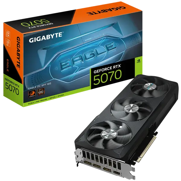 Відеокарта Gigabyte GeForce RTX 5070 Eagle OC 12GB GDDR7 DLSS4 (GV-N5070EAGLE OC-12GD)