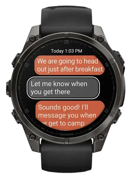 Спортивные часы Garmin Fenix 8 47mm AMOLED Sapphire Carbon Gray DLC Titanium w. Black/Pebble Gray S. Band (010-02904-20/21)