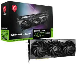 Відеокарта MSI GeForce RTX 4070 Ti SUPER 16G GAMING X SLIM Відеокарта MSI GeForce RTX 4070 Ti SUPER 16G GAMING X SLIM