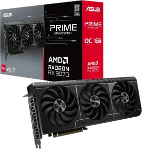 Відеокарта ASUS Radeon RX 9070 Prime OC 16GB GDDR6 (PRIME-RX9070-O16G)