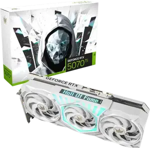 Відеокарта KFA2 GeForce RTX 5070 Ti HOF Gaming White 16GB GDDR7 DLSS4 (57IZN6MDDPWK)