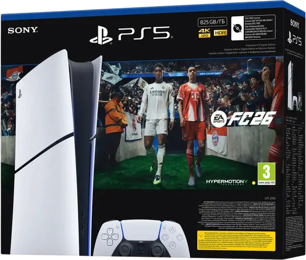 Стаціонарна ігрова приставка Sony PlayStation 5 Slim Digital Edition 1 TB + FC 26