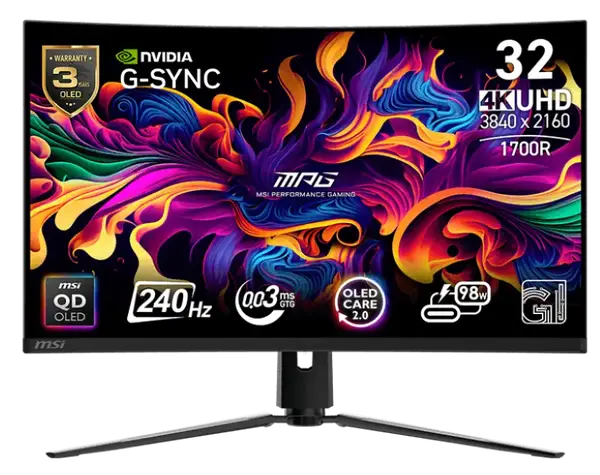 Монітор MSI MPG 321CURX QD-OLED