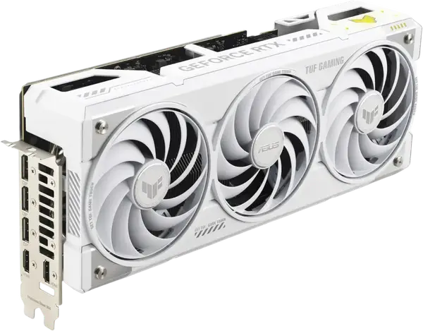 Відеокарта ASUS GeForce RTX 5070 Ti TUF Gaming OC White BTF 16GB GDDR7 DLSS4 (TUF-RTX5070TI-O16G-BTF-WHITE)