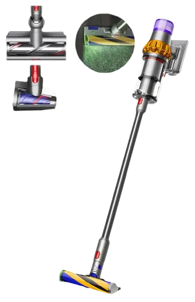 Вертикальний пилосос (2В1) Dyson V15 Detect Absolute 2022 (394451-01)