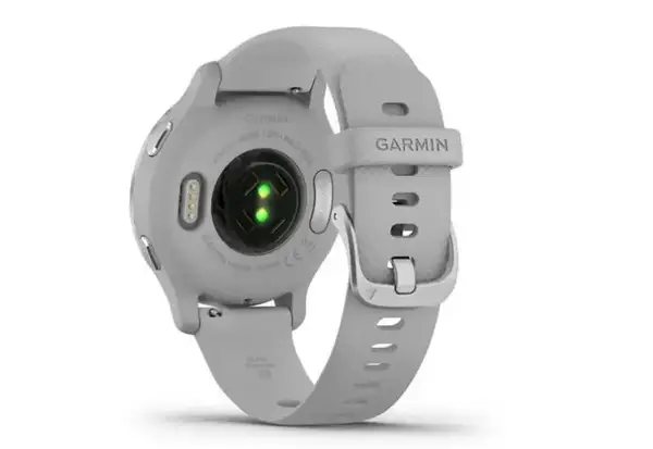 Смарт-годинник Garmin Venu 2S Silver Stainless Steel Bezel with Mist Gray Case and Silicone Band (010-02429-12/02)