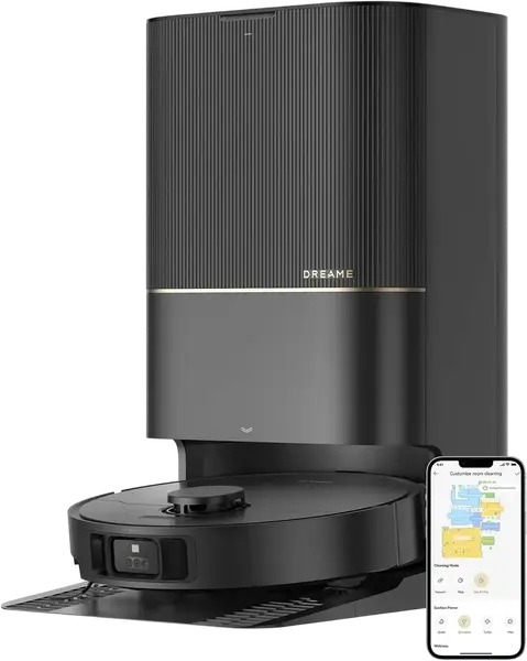 Робот-пылесос с влажной уборкой Dreame X40 Ultra Complete Black