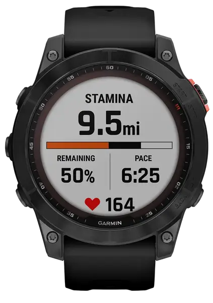 Смарт-годинник Garmin Fenix 7 Solar Slate Gray with Black Band (010-02540-10/11)