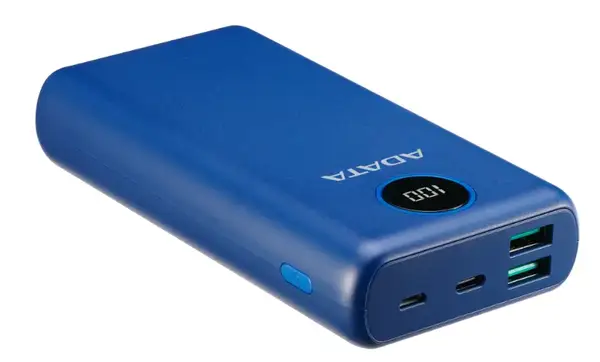 Зовнішній акумулятор (Power Bank) ADATA P20000QCD 20000mAh Blue