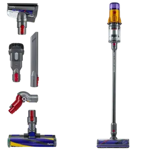 Вертикальний + ручний пилосос (2в1) Dyson V12 Detect Slim Absolute 2023 (448884-01)