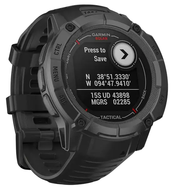 Смарт-часы Garmin Instinct 2X Solar - Tactical Edition Black (010-02805-13/03/74)