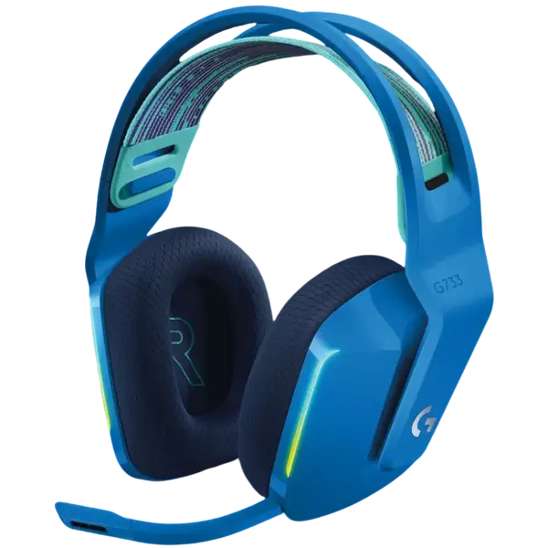 Наушники Logitech Lightspeed Wireless RGB Gaming Headset G733 Blue (981-000943)