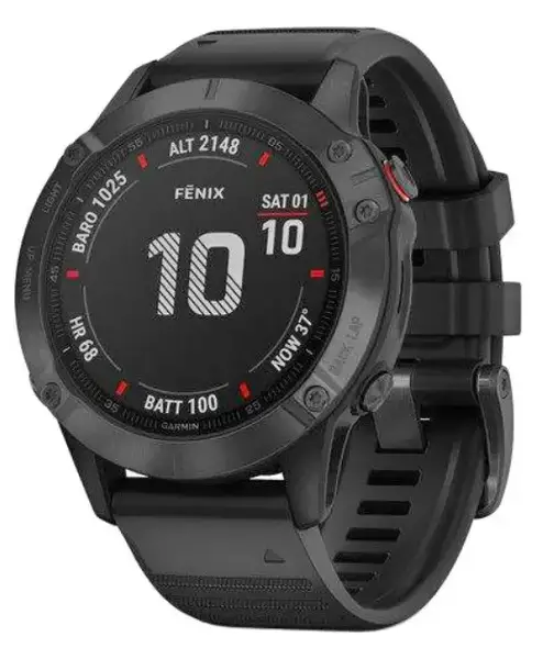 Смарт-годинник Garmin Fenix 6 Pro Black (010-02158-02/010-02158-01)