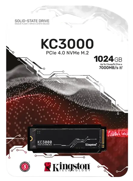 SSD накопичувач Kingston KC3000 1024 GB (SKC3000S/1024G)