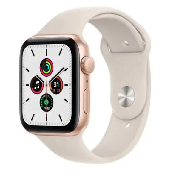 Смарт-годинник Apple Watch SE GPS 44mm Gold Aluminum Case w. Starlight Sport Band (MKQ53)