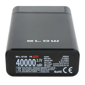 Зовнішній акумулятор (Power Bank) Blow PB40A 40000mah USB-C 2xUSB Black
