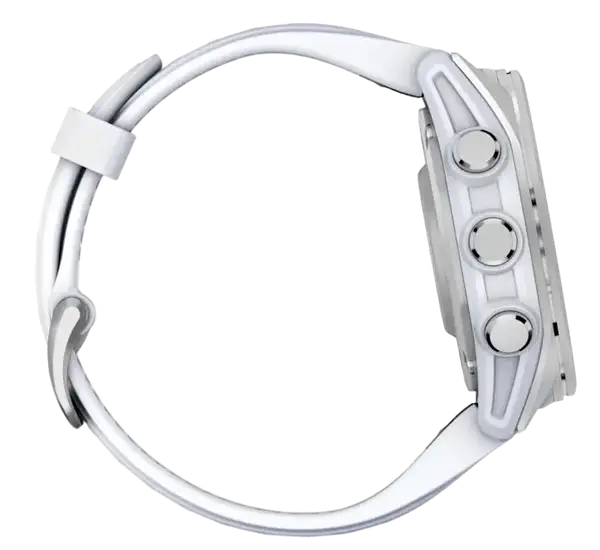 Спортивные часы Garmin Fenix 8 43mm AMOLED Silver with Whitestone Silicone Band (010-02903-00)