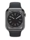 Смарт-годинник Apple Watch 8 45/Graphite Steel/Midnight Sport LTE (MNKU3)