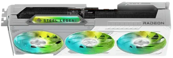 Відеокарта ASRock Radeon RX 9070 XT Steel Legend 16GB GDDR6 (RX9070XT SL 16G)