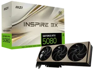 Відеокарта MSI GeForce RTX 5080 Inspire 3X OC 16G