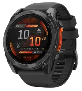 Спортивний годинник Garmin Fenix 8 51mm AMOLED Slate Gray with Black Silicone Band (010-02905-00) Спортивний годинник Garmin Fenix 8 51mm AMOLED Slate Gray with Black Silicone Band (010-02905-00)