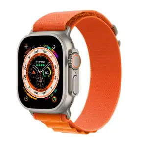 Смарт-годинник Apple Watch Ultra Titanium/Orange Alpine Loop L LTE (MQFM3)