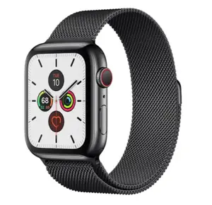 Смарт-годинник Apple Watch Series 5 LTE 44mm Space Black Steel w. Space Black Milanese Space Black Steel (MWWL2)