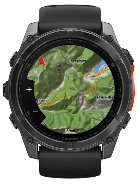 Спортивний годинник Garmin Fenix 8 51mm AMOLED Slate Gray with Black Silicone Band (010-02905-00)