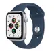 Смарт-годинник Apple Watch SE GPS 44mm Silver Aluminum Case w. Abyss Blue S. Band (MKQ43)