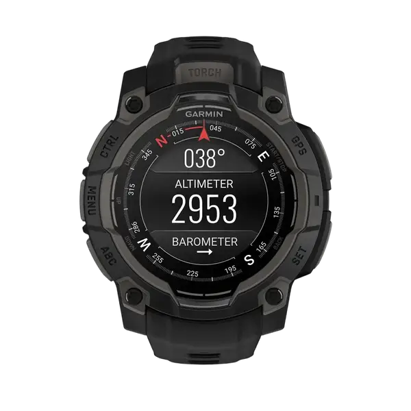 Смарт-годинник Garmin Instinct 3 45mm AMOLED Black with Black Band (010-02936-00)