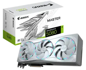 Відеокарта Gigabyte GeForce RTX 5080 AORUS Master Ice 16GB GDDR7 DLSS4 (GV-N5080AORUSM ICE-16GD) Відеокарта Gigabyte GeForce RTX 5080 AORUS Master Ice 16GB GDDR7 DLSS4 (GV-N5080AORUSM ICE-16GD)