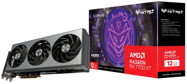 Відеокарта Sapphire Radeon RX 7700 XT NITRO+ Gaming OC 12GB GDDR6 (11335-02-20G)
